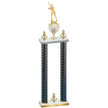 Double Black Carbon Fiber Victory Softball Trophy