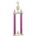 Double Pink Carbon Fiber Victory Tennis Trophy