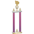 Double Pink Carbon Fiber Victory Tennis Trophy