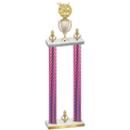 Double Pink Carbon Fiber Victory Bowling Trophy