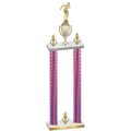 Double Pink Carbon Fiber Victory Tennis Trophy
