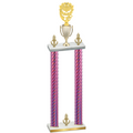 Double Pink Carbon Fiber Victory Pickleball Trophy