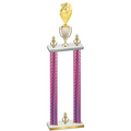 Double Pink Carbon Fiber Victory Pickleball Trophy
