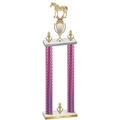 Double Pink Carbon Fiber Victory Horses Trophy