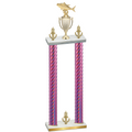 Double Pink Carbon Fiber Victory Fishing Trophy