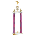 Double Pink Carbon Fiber Second Place Shooter Trophy