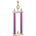 Double Pink Carbon Fiber Victory Holiday Trophy