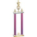 Double Pink Carbon Fiber Second Place Music Trophy