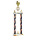 Double Flag USA Victory Rugby Trophy