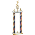 Double Flag USA Year Bowling Trophy