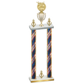 Double Flag USA Victory Bowling Trophy