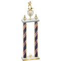 Double Flag USA First Place Hockey Trophy