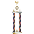 Double Flag USA Victory Victory Trophy