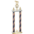 Double Flag USA Second Place Horses Trophy