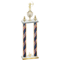 Double Flag USA Third Place Archery Trophy