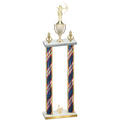 Double Flag USA Third Place Archery Trophy