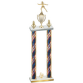 Double Flag USA Fourth Place Skater Trophy