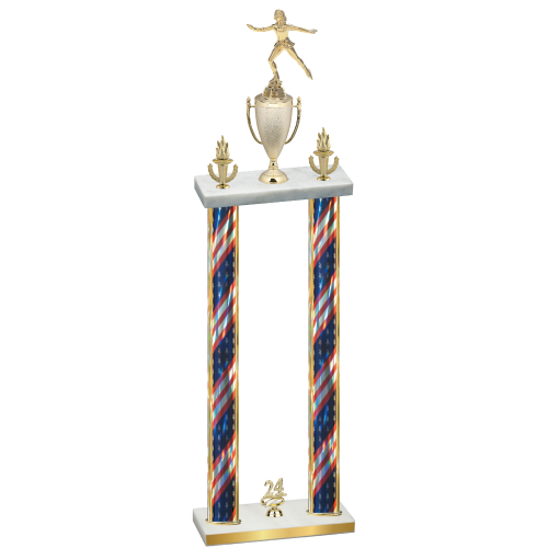 Double Flag USA Year Skater Trophy
