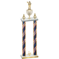 Double Flag USA Second Place Holiday Trophy