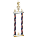 Double Flag USA Second Place Music Trophy
