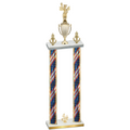 Double Flag USA Fourth Place Academics Trophy
