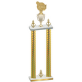 Double Gold Carbon Fiber Victory Tennis Trophy