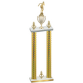 Double Gold Carbon Fiber Victory Tennis Trophy