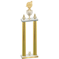 Double Gold Carbon Fiber Year Swimming Trophy