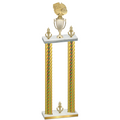 Double Gold Carbon Fiber Victory Basketball Trophy