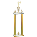 Double Gold Carbon Fiber Victory Archery Trophy