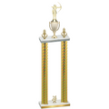 Double Gold Carbon Fiber Year Archery Trophy