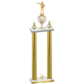 Double Gold Carbon Fiber First Place Shooter Trophy
