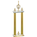 Double Gold Carbon Fiber Victory Chess Trophy