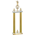 Double Gold Carbon Fiber Victory Holiday Trophy