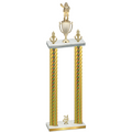 Double Gold Carbon Fiber Year Holiday Trophy