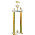 Double Gold Carbon Fiber Victory Fishing Trophy