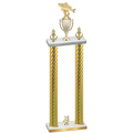 Double Gold Carbon Fiber Year Fishing Trophy