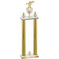 Double Gold Carbon Fiber Year Fishing Trophy