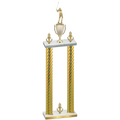 Double Gold Carbon Fiber Victory Golf Trophy