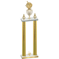 Double Gold Carbon Fiber First Place Baseball Trophy