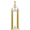 Double Gold Carbon Fiber Victory Academics Trophy