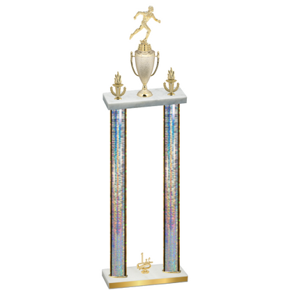 Double Silver Glacier First Place Running Trophy