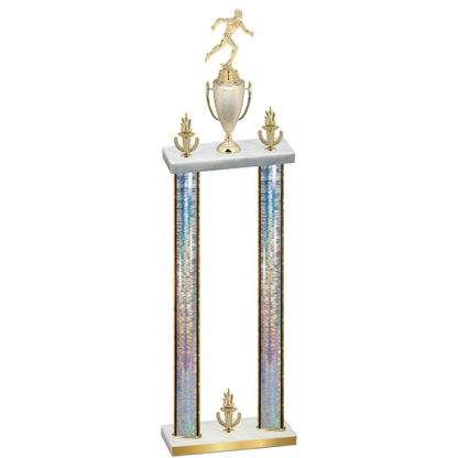 Double Silver Glacier Victory Running Trophy