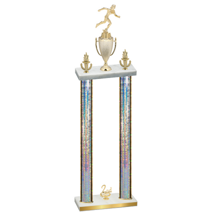 Double Silver Glacier Second Place Running Trophy