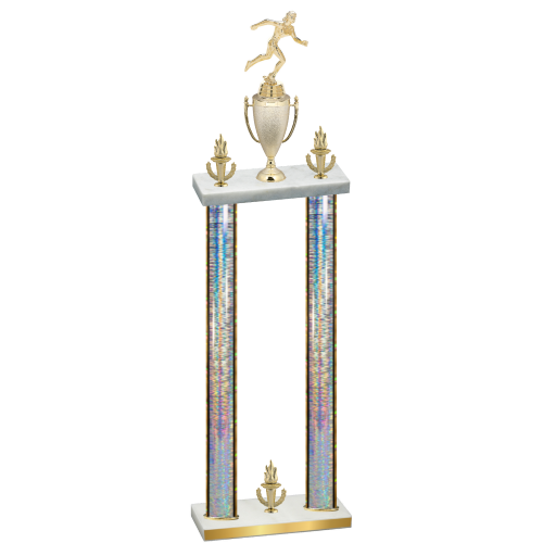 Double Silver Glacier Victory Running Trophy
