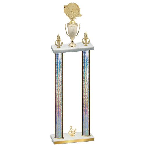 Double Silver Glacier Third Place Running Trophy