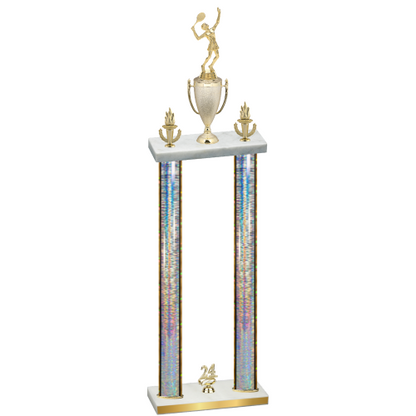 Double Silver Glacier Year Tennis Trophy