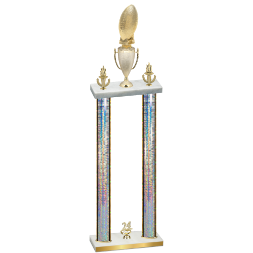 Double Silver Glacier Year Football Trophy