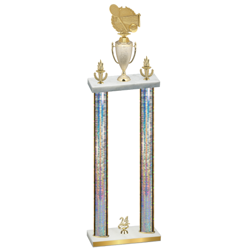 Double Silver Glacier Year Tennis Trophy