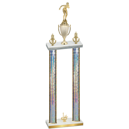 Double Silver Glacier First Place Tennis Trophy